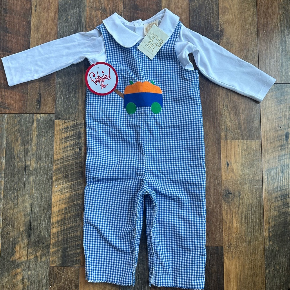 The Beaufort Bonnet Company Blue Gingham Polo